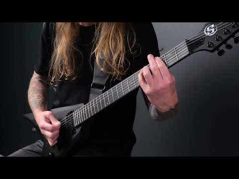 S by Solar VB4.6C Electric Guitar w/Gigbag - Carbon Black Matte