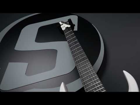 S by Solar AB4.7W 7-String Electric Guitar - White Matte