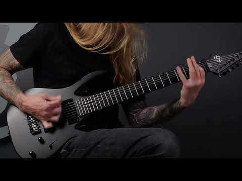 S by Solar AB4.7C 7-String Electric Guitar - Carbon Black Matte
