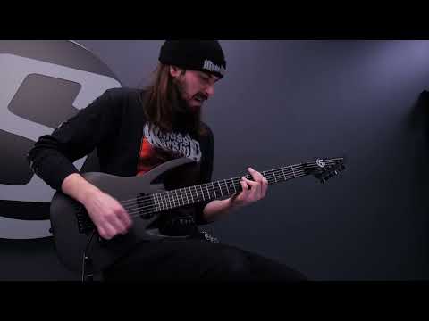 S by Solar AB4.6FRC Electric Guitar w/Floyd Rose - Carbon Black Matte