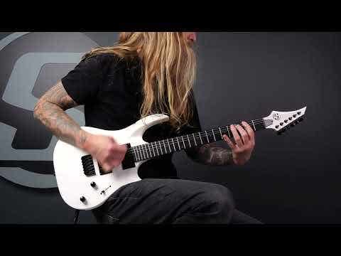 S by Solar AB4.6W Electric Guitar - White Matte