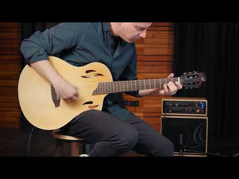 Ortega TourPlayer Electric Nylon String Guitar - Gloss Natural (RTPSTD-NAT)