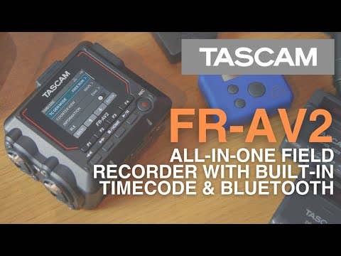 Tascam FR-AV2 Compact 32-bit Float Field Recorder