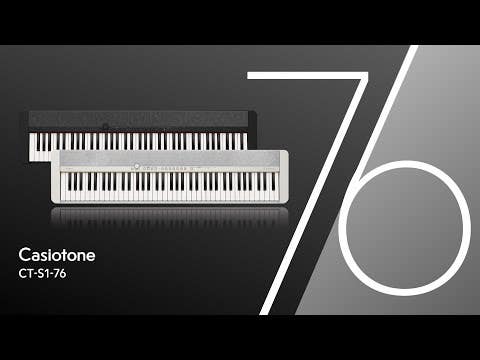 Casio CTS1-76BK 76-Note Casiotone Keyboard - Black