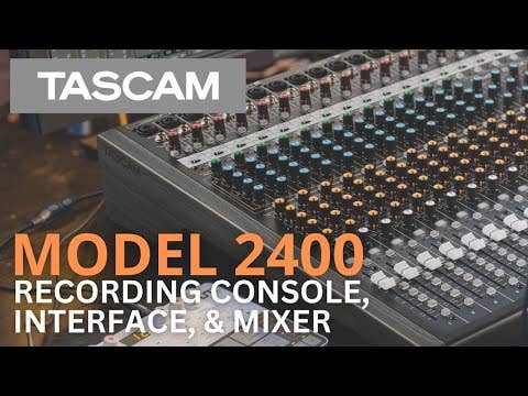 Tascam Model-2400 MultiTrack Recording / Live Mixer