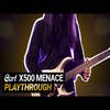 Cort X500 MENACE Electric Guitar - Black Satin