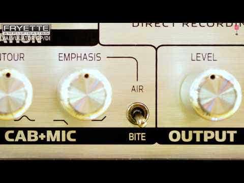 Fryette Valvulator GP/DI Direct Recording Amplifier