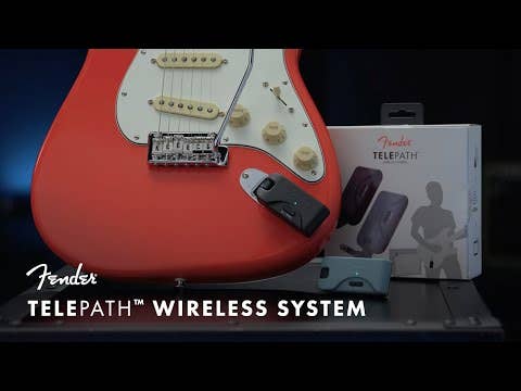 Fender Telepath Wireless System - Mystic Ice Blue and Black