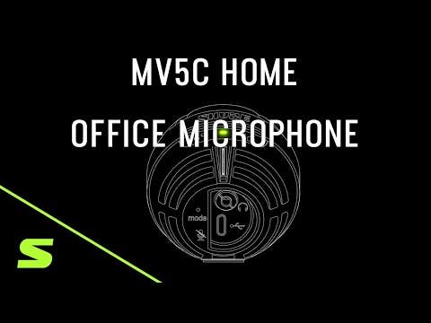 Shure Motiv MV5C-USB USB Condenser Microphone - Grey