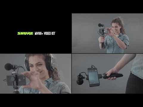 Shure MV88+DIG-VK Motiv Digital Stereo Mic Video Kit w/Stand