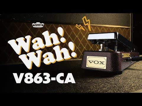 Vox V863-CA Custom Auto-Wah Wah Pedal