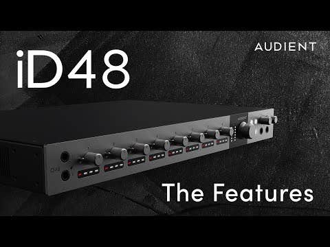 Audient iD48 rack-mountable 24 in 32 out Audio Interface