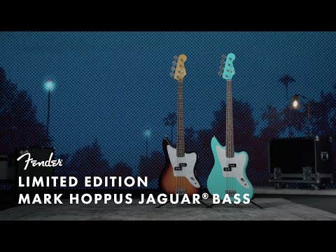 Fender Mark Hoppus Jaguar Bass - Rosewood Fingerboard - Sea Foam Green