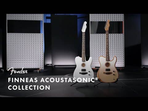Fender FINNEAS Signature Acoustasonic Player Telecaster w/Bag - Rosewood Fingerboard - Cappuccino Fade