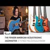 Fender American Acoustasonic Jazzmaster - Natural - Ebony Fingerboard