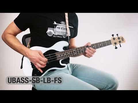 Kala UBASS-SB-CR-FS Solid Body U-Bass - Powder Blue