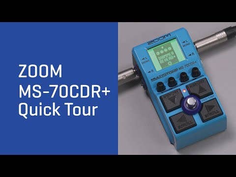 Zoom MS-70CDR+ Chorus/Delay/Reverb Pedal