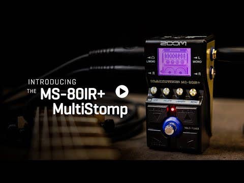 Zoom MS-80IR+  MultiStomp Amp Modeler Pedal