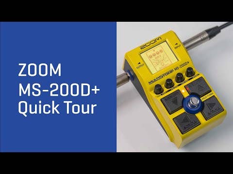 Zoom MS-200D+  MultiStomp Drive Pedal