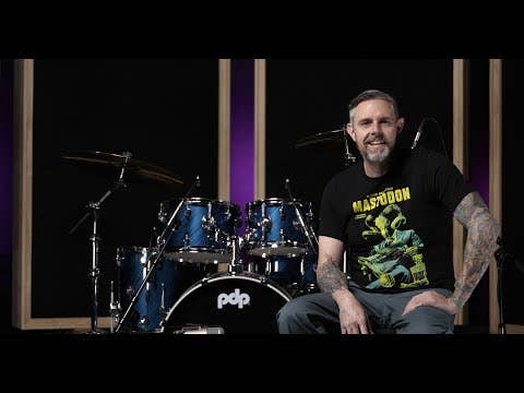 PDP Mainstage 5pc Drum Kit w/HW + Cymbals - TW Blue Steel