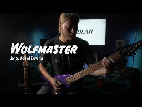 Solar V1.6MP Wolfmaster Electric Guitar - Metallic Purple Gloss