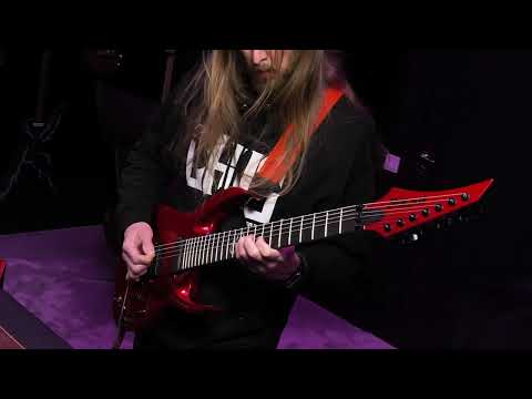 Solar A1.7FRCAR 7-String Sustainiac+ Electric Guitar - Candy Apple Red Metallic Gloss