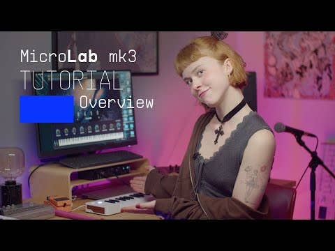 Arturia MicroLab 3 Mini Keyboard Controller - Black