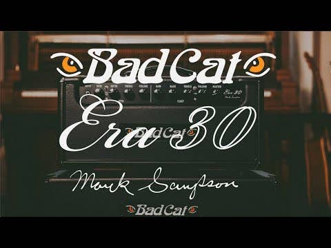 Bad Cat ERA 30 Guitar Amp Head - Cream / Gold Piping