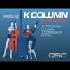 QSC KC-12 BK 3000W Active 3-Way Column Loudspeaker System - Black