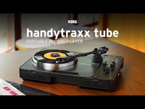 Korg handytraxx TUBE Portable Turntable