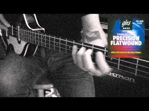 GHS Bass Precision Flats Bass String Set - 45 - 105 - Long Scale
