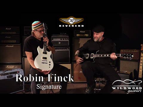 Reverend Robin Finck Signature Guitar - Ice White