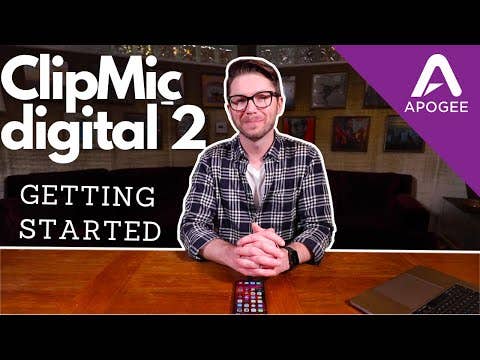 Apogee ClipMic Digital USB Lavalier Microphone