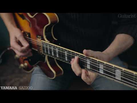 Yamaha SA2200 Handcrafted Semi Hollow Electric Guitar - Violin Sunburst (Made in Japan)