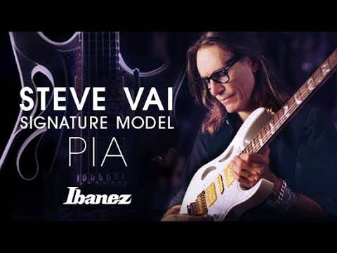Ibanez PIA3761 XB Steve Vai Signature Model Guitar w/Case - Onyx Black