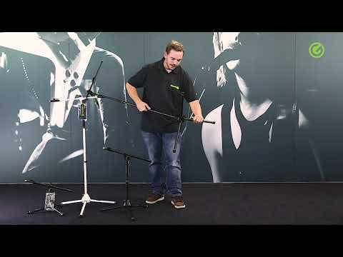 Gravity MS4321B Boom Microphone Stand w/Tripod Base