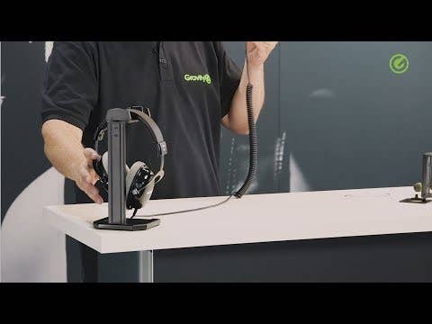 Gravity HPHTT01B Table Top Headphone Stand
