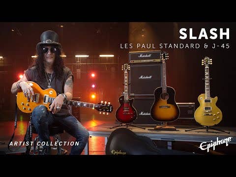 Epiphone Slash J45 w/Case - Vermillion Burst