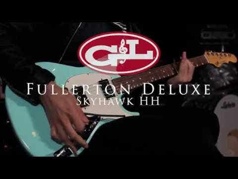 G&L Fullerton Deluxe Skyhawk HH Guitar w/Deluxe Gigbag - Old School Tobacco Sunburst - One Only