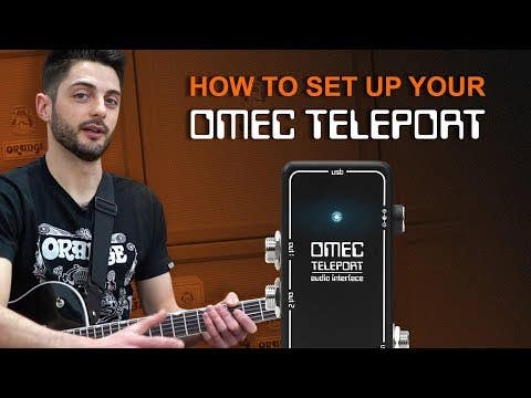 Orange OMEC Teleport USB Interface Pedal