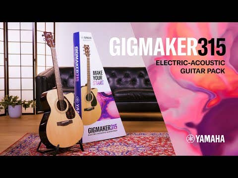 Yamaha Gigmaker FSX315 Acoustic Electric Guitar Package