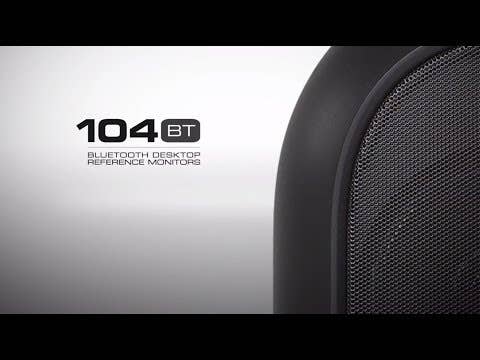 JBL One Series 104-BT Compact Desktop Reference Monitors w/Bluetooth - White