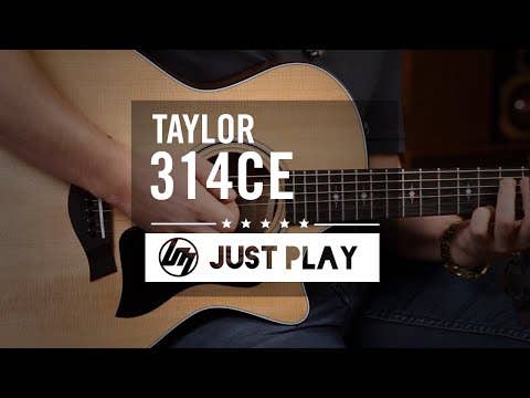 Taylor 314CE-LH Acoustic Electric Guitar w/Case - Left Handed