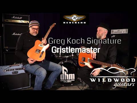 Reverend Gristlemaster Greg Koch Signature Guitar - Blucifer