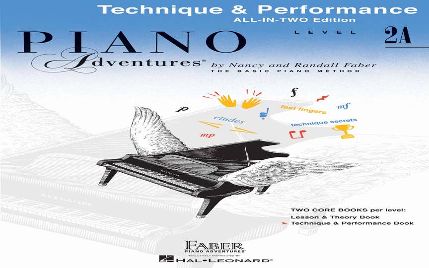 Piano Adventures All In Two 2A Technique Perform