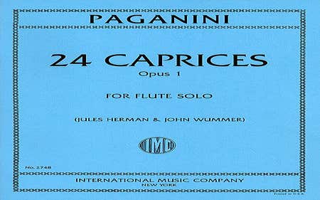 Caprices 24 Op 1 Ed Wummer Fl Solo