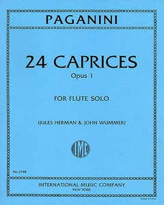 caprices 24 op 1 flute / PAGANINI (IMC)