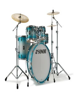 Sonor Stage AQ2 5pc Drum Kit w/Hardware - Aqua Silver Burst