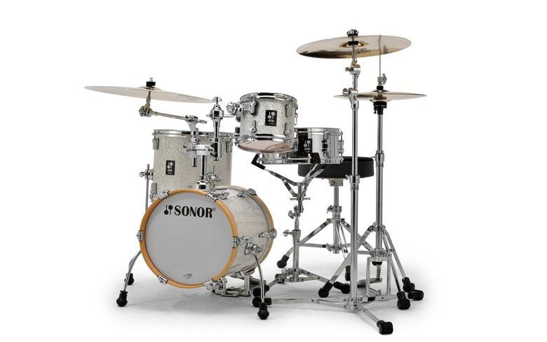 Sonor Martini AQ2 All-Maple Drum Shell Pack - White Pearl