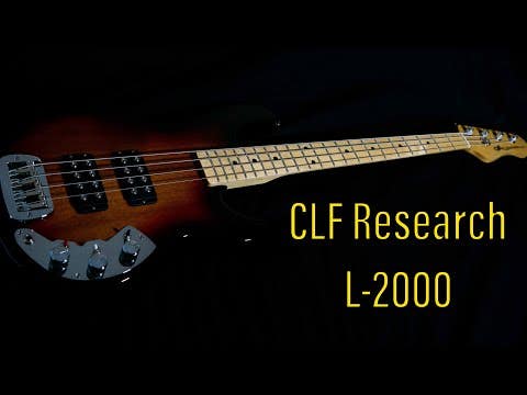 G&L CLF Research L-2000 Bass w/Case - Natural